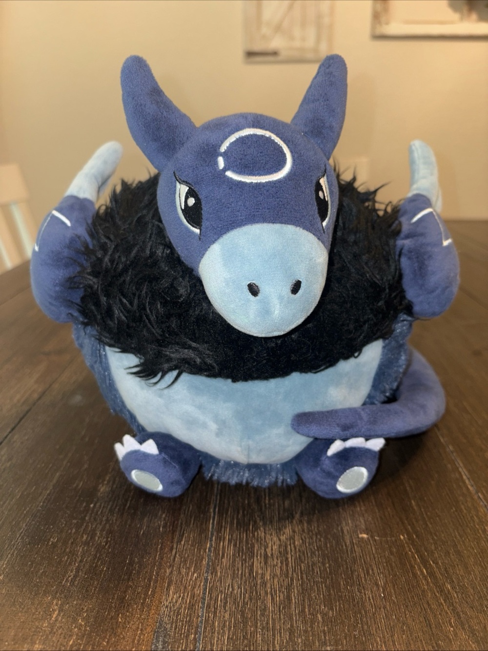 Squishable Mini Squishable Ouroboros 8" Plush Dragon Blue USED